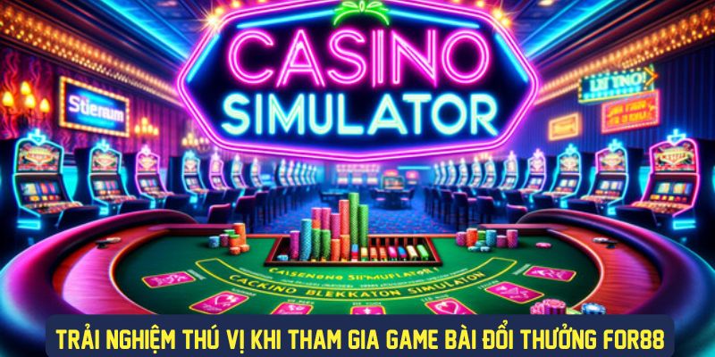 Sự thú vị khi chơi game bài đổi thưởng For88